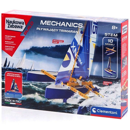 CLEMENTONI LABORATORIUM MECHANIKI. PŁYWAJĄCY TRIMARAN 50698