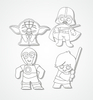 COLORINO MAGNES NA LODÓWKĘ STAR WARS 89526PTR