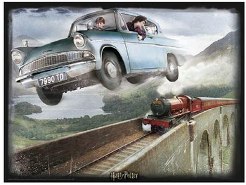 PUZZLE 500 EL Harry Potter puzzle - Ford Anglia
