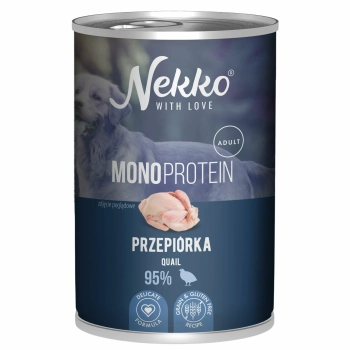 NEKKO P/PIES MONO 400G ADULT PRZEPIÓRKA