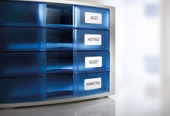 AVERY Minietykiety białe; A4, 25 ark./op., 46 x 11,1 mm, białe L7656-25