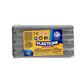 ASTRA PLASTELINA 1KG POPIELATA