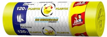JN WORKI DO SEGREGACJI ŻÓŁTE 120L 10SZT
