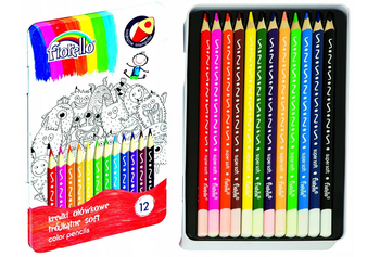 KREDKI FIORELLO SUPER SOFT 12 KOL METALOWE OP