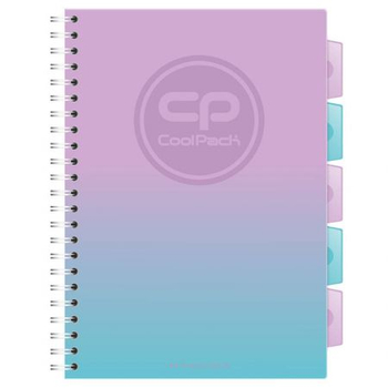 COOLPACK GRADIENT KOŁOZESZYT A4 BLUEBERRY 03036CP