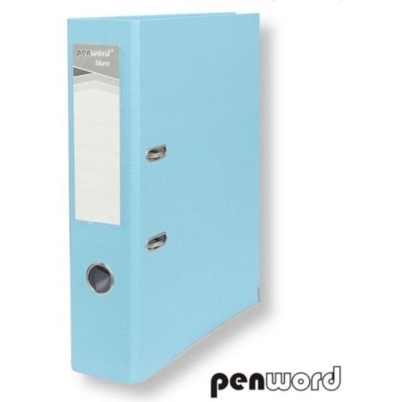 PENWORD SEGREGATOR Z OKUCIEM A4 7,5 CM NIEBIESKI PASTELOWY 438921