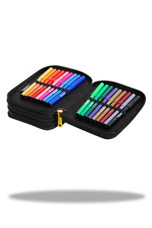 COOLPACK PIÓRNIK Z WYPOSAŻENIEM  POTRÓJNY DARK NIGHT D067331