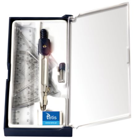 TETIS ZESTAW GEOMETRYCZNY Z CYRKLEM GC001-K