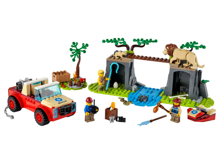 LEGO 60301 CITY WILDLIFE TERENÓWKA RATOWNIKÓW DZIKICH ZWIERZĄT