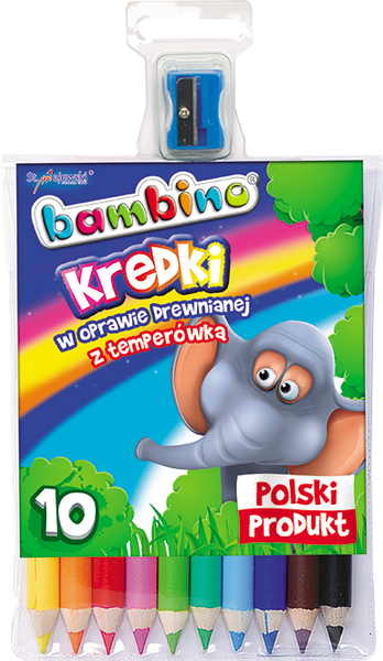 KREDKI BAMBINO W DREWNIE 10KOL+TEMP. MAJEWSKI 0331