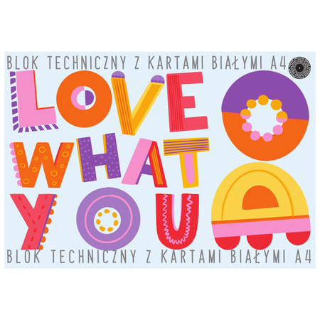 ***ZO OKAY BLOK TECHNICZNY BIAŁY A4 10K 050110
