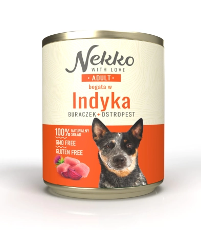 NEKKO PIES 800G ADULT INDYK/BURAK/OSTROPEST