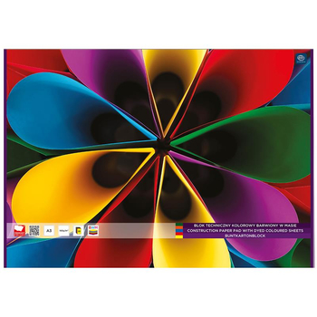 BLOK TECHNICZNY A3 KOLOR BARWIONY