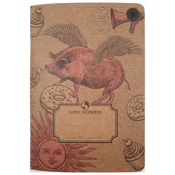 ZO ZESZYT ECO VINTAGE 60K A5 W KRATKĘ 0615