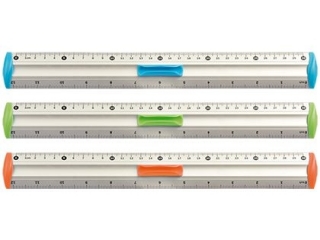 TETIS LINIJKA ALUM.Z 30CM BL040-ZC