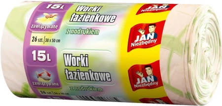 JN WORKI ŁAZIENKOWE 15L 26SZT