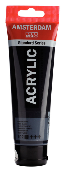 FARBA AKRYL.AMSTERDAM 702 LAMP BLACK 120ML