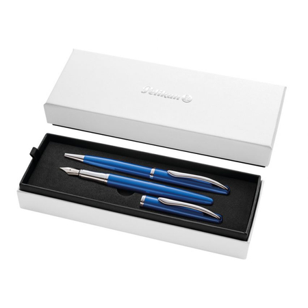 PELIKAN PIÓRO WIECZNE + DŁUGOPIS JAZZ NOBLE ELEGANCE SAPHIRE ETUI 821902