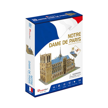 CUBIC FUN PUZZLE 3D KATEDRA NOTRE DAME