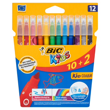 BIC FLAMASTRY KID COLEUR 10+2