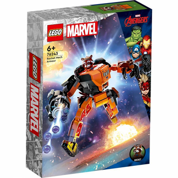 LEGO 76243 SUPER HEROES Mechaniczna zbroja Rocketa