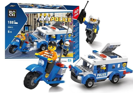 KLOCKI BLOCKI MYPOLICE POŚCIG 188EL KB0612