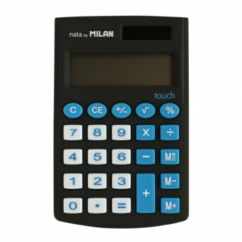 MILAN KALKULATOR POCKET TOUCH CZARNY 150908KBL