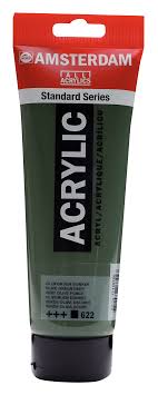 FARBA AKRYL.250ML 622 OLIVE GREEN DEEP AMSTERDAM