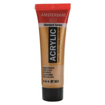 FARBA AKRYL.AMSTERDAM 803 DEEP GOLD 120ML