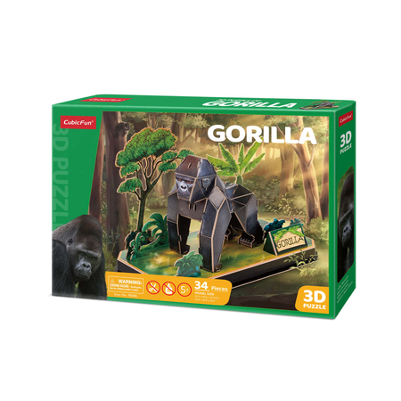 Puzzle 3D Zwierzęta Goryl 859H Cubic Fun