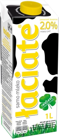 MLEKO ŁACIATE 2% 1L.