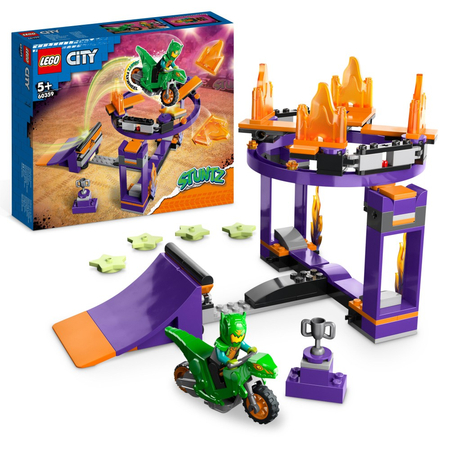 LEGO 60359 CITY WYZWANIA KASKADERSKIE - RAMPA Z KOŁEM DO PRZESKAKIWANIA