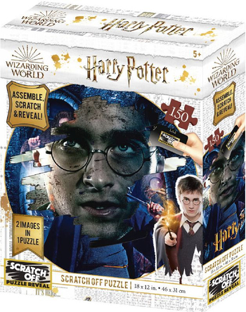 PUZZLE 150 EL Harry Potter puzzle-zdrapka - Harry