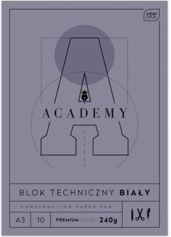 INT BLOK TECHNICZNY A3 10KJ 240G ACADEMY 331731