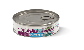 PREFERA MONO BIAŁA RYBA PUSZKA DLA KOTA 85G