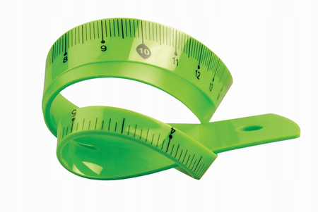 TETIS LINIJKA ZIEL.20CM BL020-ZB