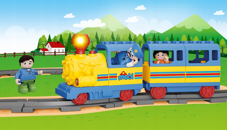 KLOCKI BLOCKI MUBI HAPPY TRAIN 36 EL. MU3004