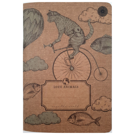 ZO ZESZYT ECO VINTAGE 60K A5 W KRATKĘ 0615