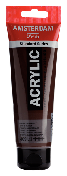 FARBA AKRYL.AMSTERDAM 409 BURNT UMBER 120ML
