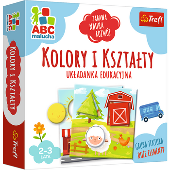 TREFL KOLORY I KSZTAŁTY ABC MALUCHA UKŁADANKA EDUKACYJNA