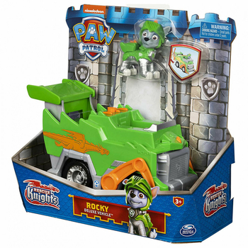 PAW PATROL Rescue Knights. Psi Patrol Rycerze Rocky pojazd 6063588 Spin Master