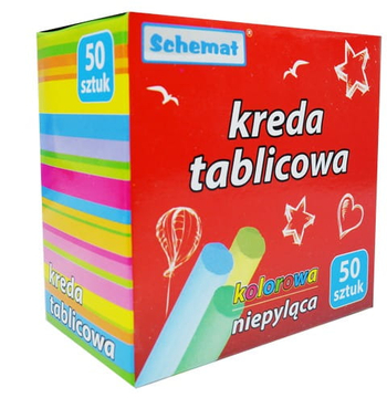 KREDA TABLICOWA 50 SZT 1350 KOLOR