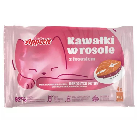 COMFY APPETIT SASZETKI ŁOSOŚ W ROSOLE 4X85G