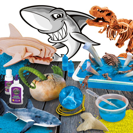 Crazy Science Rekiny i dinozaury PL97586 LISCIANI