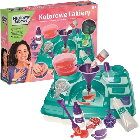 Clementoni Naukowa zabawa. Kolorowe lakiery 50793