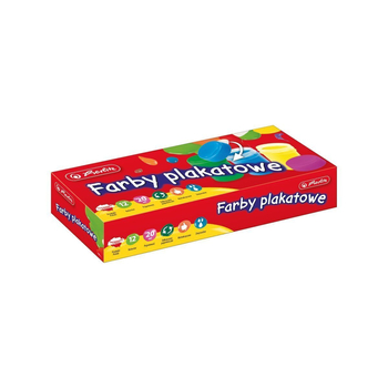 FARBY PLAK.12KOL 20ML HERLITZ 9560467