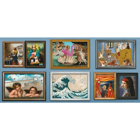 PUZZLE TREFL 9000 el. Not So Classic Art Collection