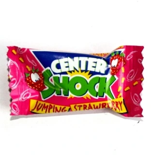 VM CHUPA CHUPS GUMA CENTER SHOCK STRAWBERRY 1SZT