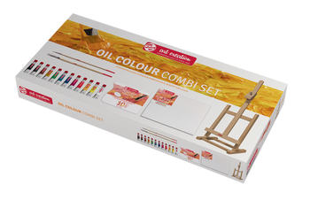 ZESTAW FARB OLEJNYCH ART CREATION COMBI 12X12ML ZE SZTALUGĄ 9010113M