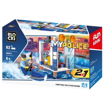 KLOCKI BLOCKI MY POLICE 2W1 92EL KB0653